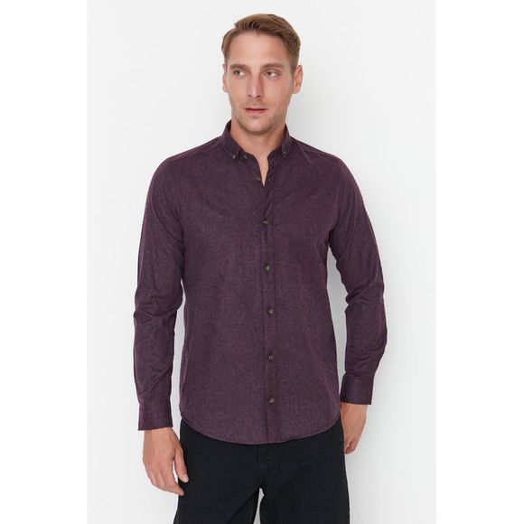 NWT Trendyol Men Slim fit Shirt collar Woven Shirt - Picture 3 of 11